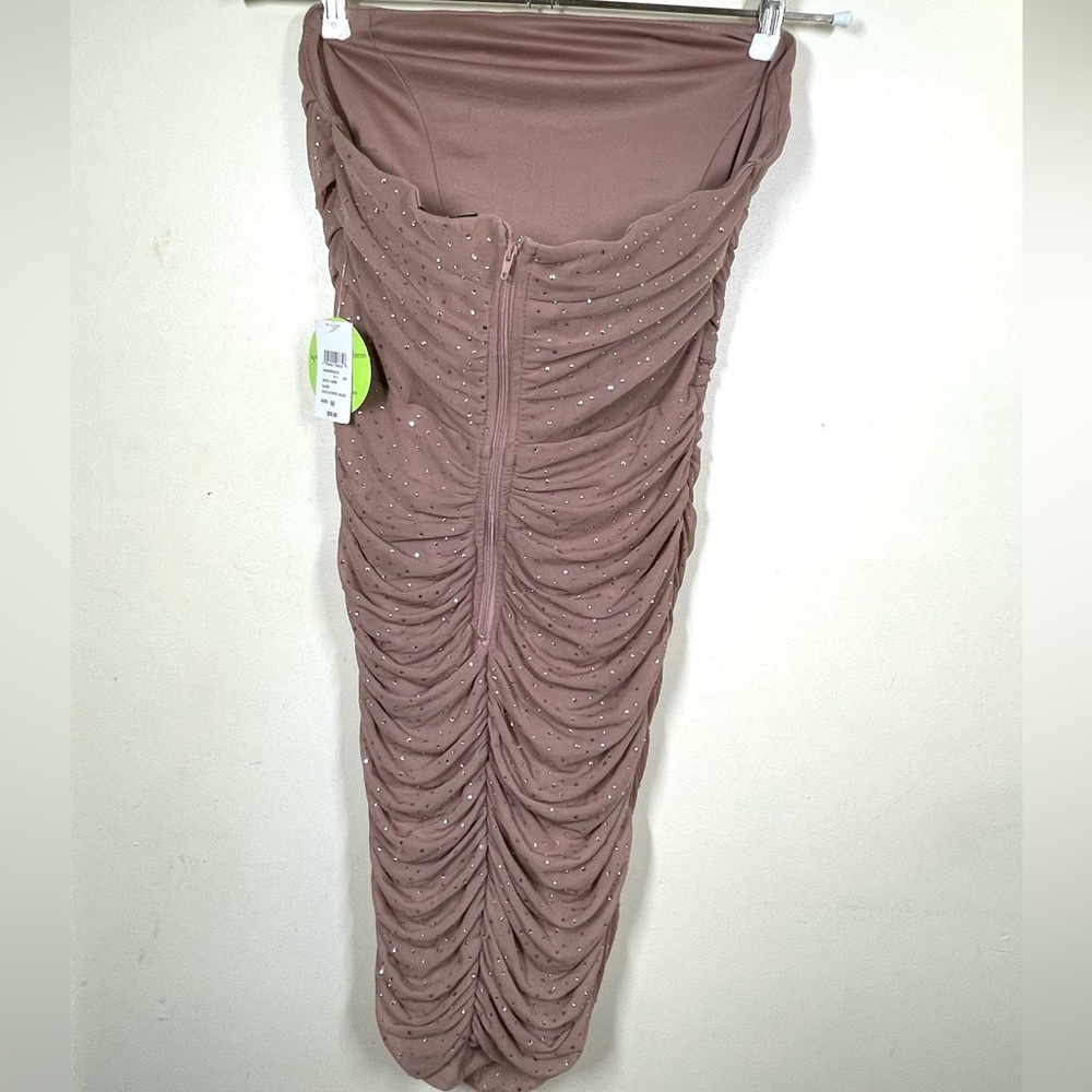 Desi Heatstone Corset Mini Party Dress - Picture 3 of 8